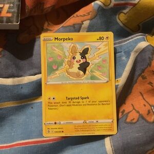 Pokemon Morpeko Card - Yellow and Pink